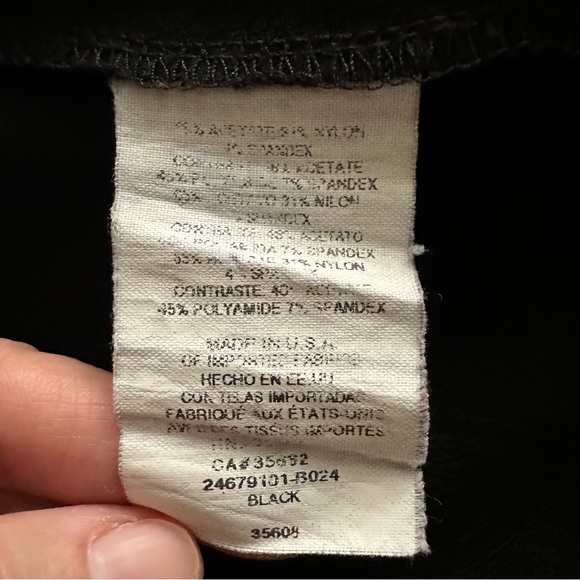 Y2K Bebe black mini skirt filigree paisley pattern buttons pockets zipper VTG 0 - Picture 8 of 11